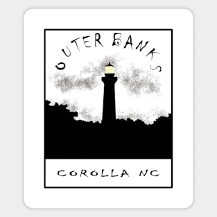 Currituck Beach Outer Banks OBX Corolla NC Lighthouse Magnet